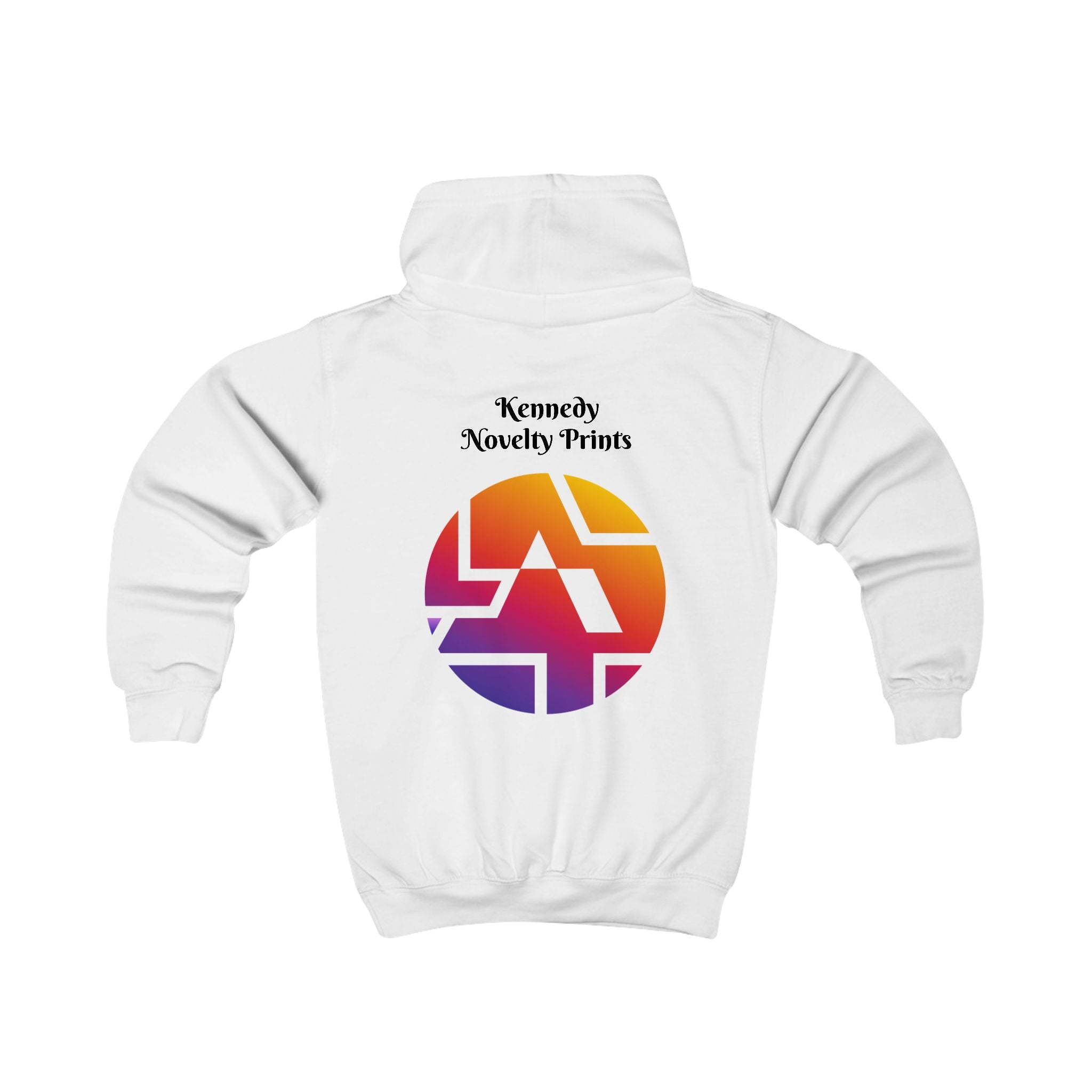 Kids Hoodie — Kennedy Novelty Prints Colorful Retro Logo Pullover