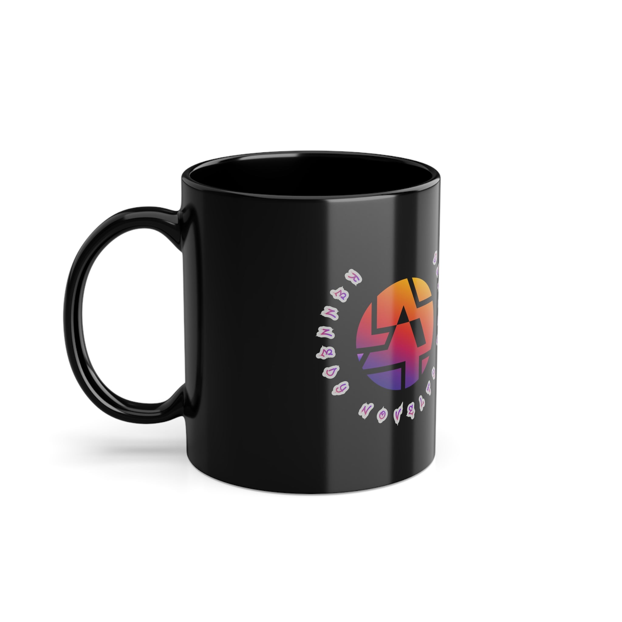 Black 11oz Coffee Mug — Classic Ceramic Cup