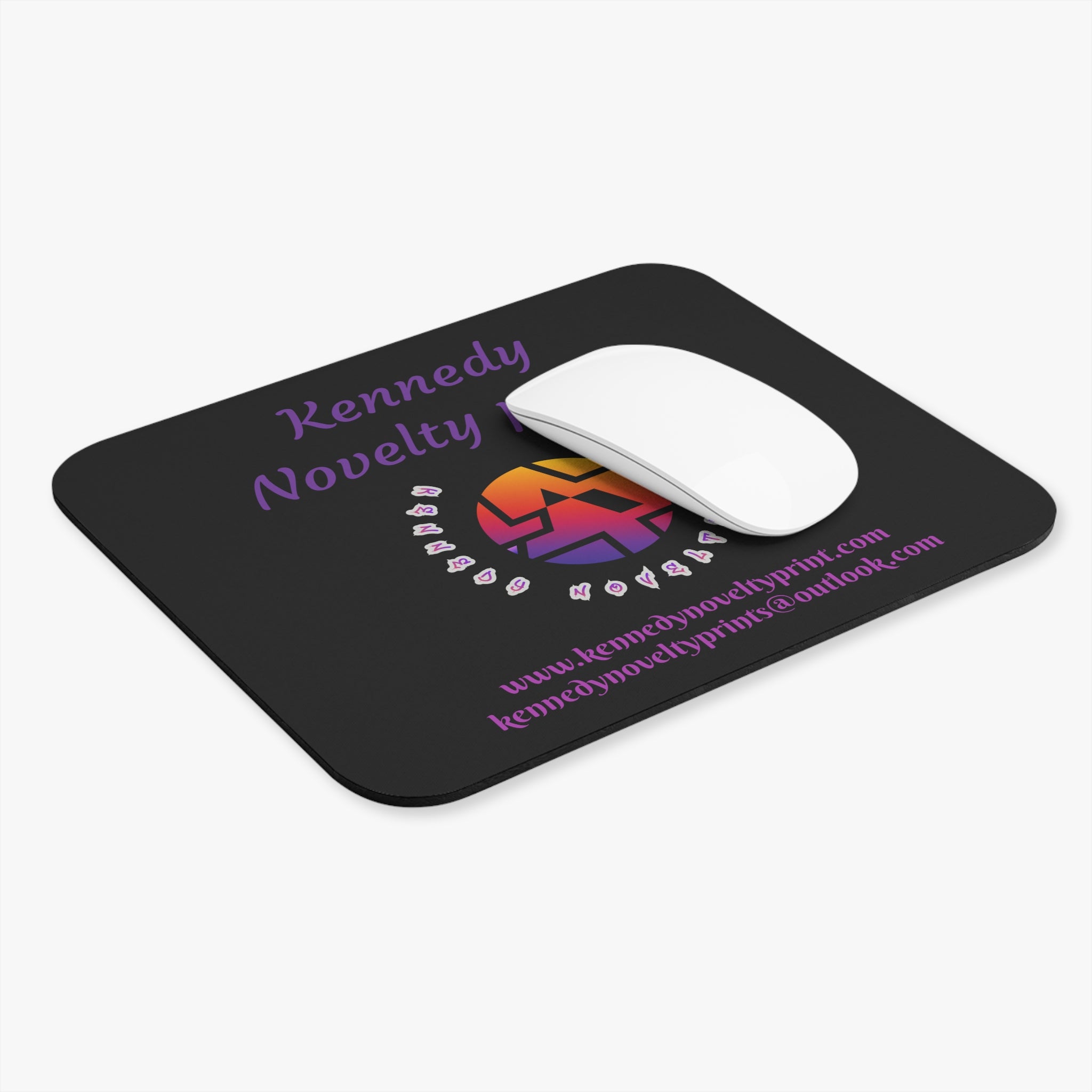 Branded Logo Rectangle Mouse Pad — Kennedy Novelty Prints