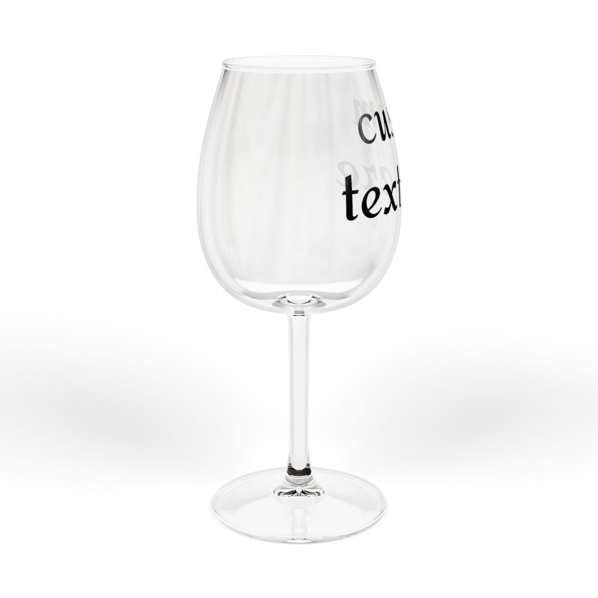 12oz Custom Wine Glass — "Print it your way" Personalized Stemware