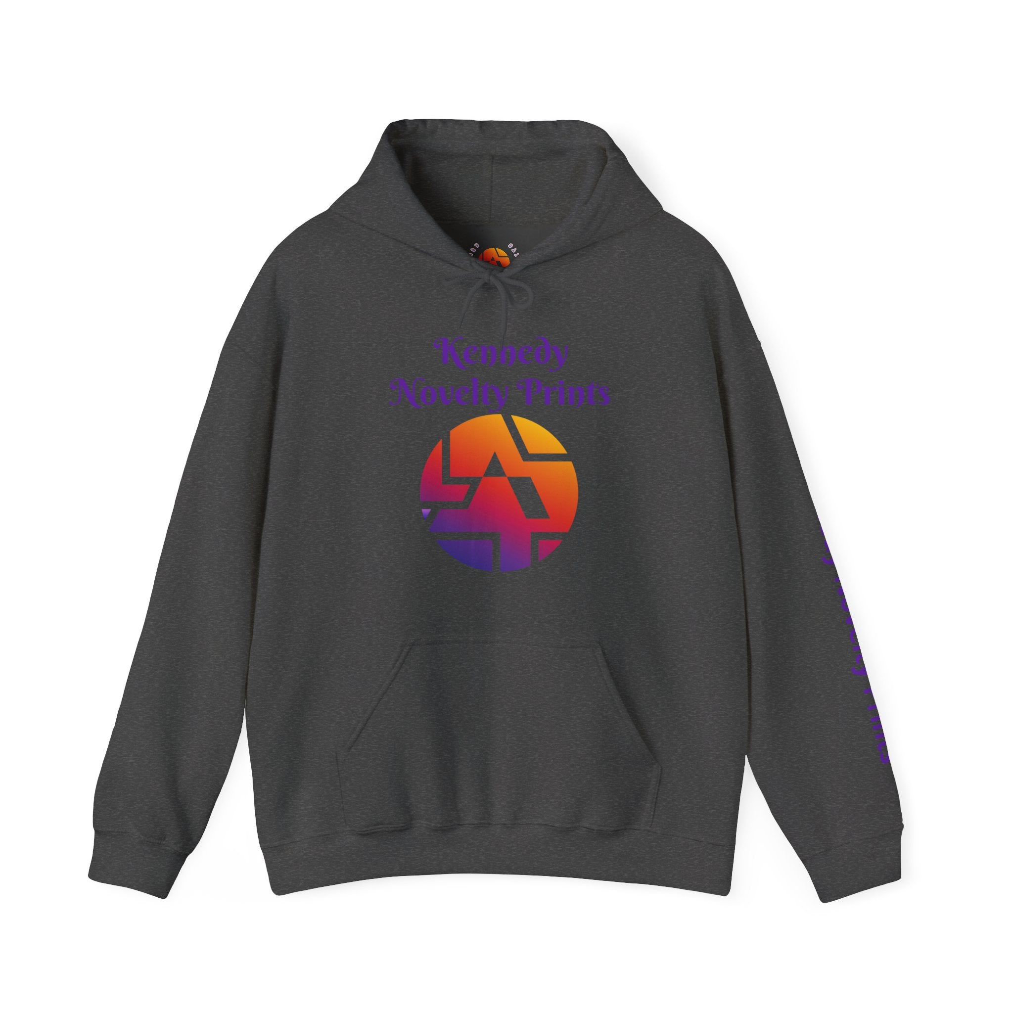 Copy of Kennedy Novelty Prints Logo Hoodie — Gradient Retro Graphic Hooded Sweatshirt- Size 3XL-5XL