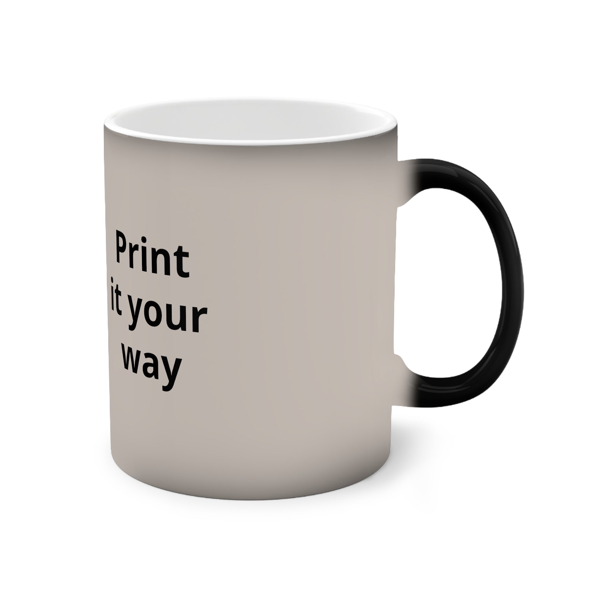Color-Changing Mug - 11oz Customizable Heat Reveal Coffee Mug