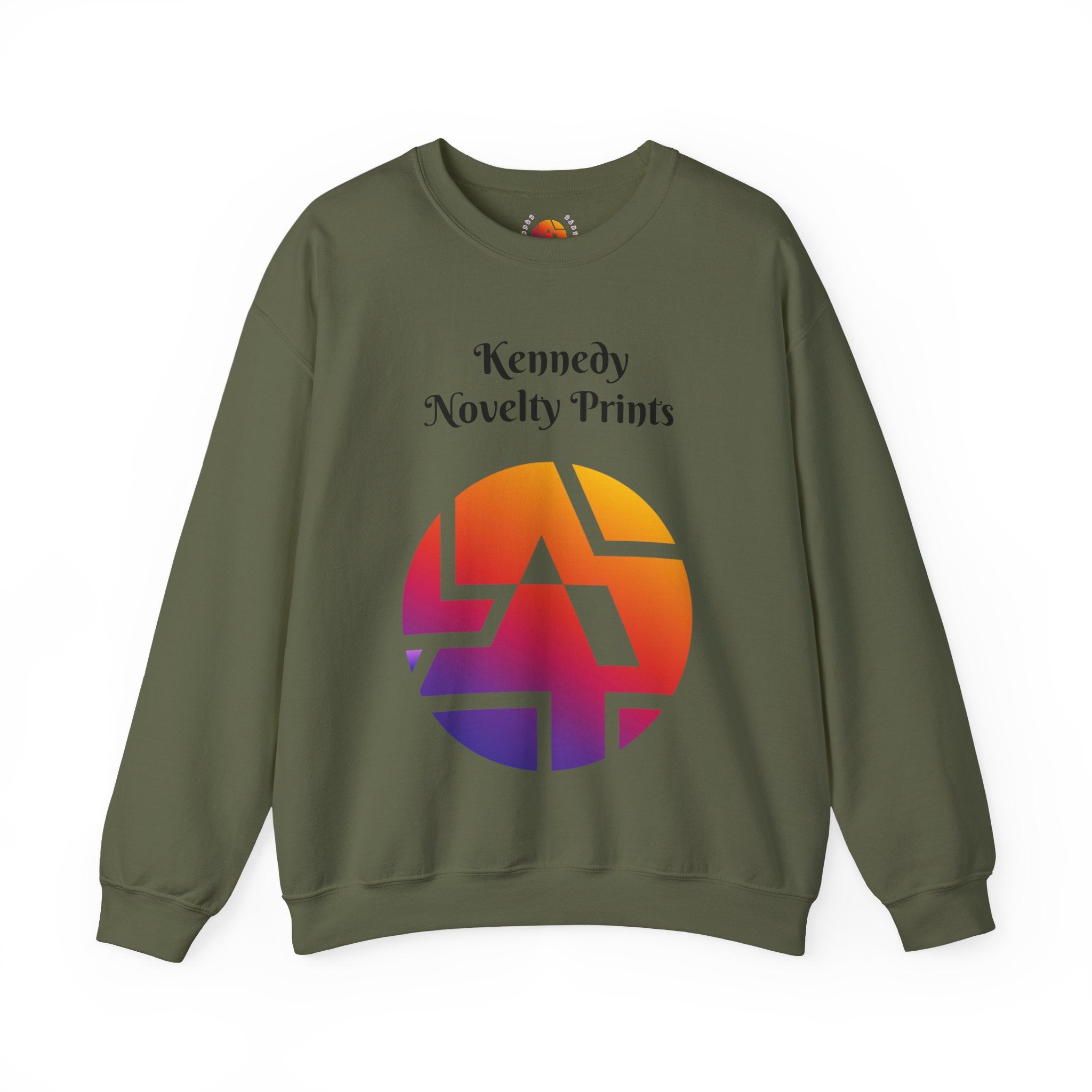 Kennedy Novelty Prints Logo Crewneck Sweatshirt- Size SM- L