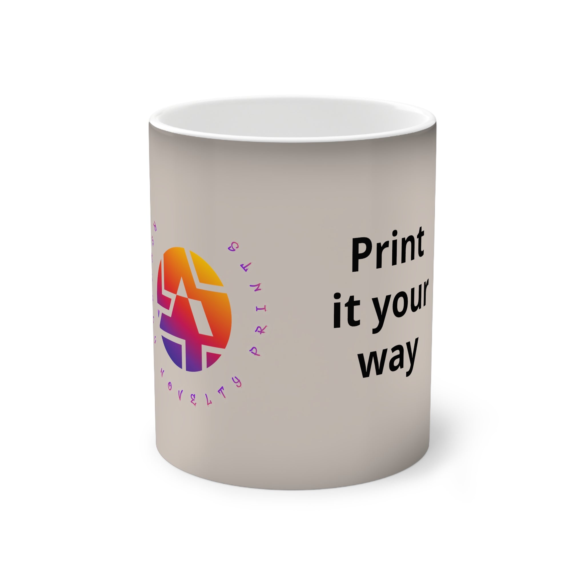 Color-Changing Mug - 11oz Customizable Heat Reveal Coffee Mug
