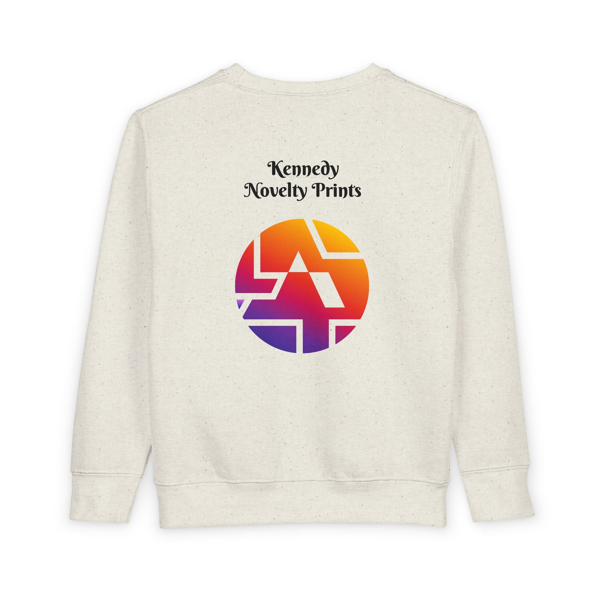 Retro Gradient Logo Toddler Sweatshirt — Kennedy Novelty Prints