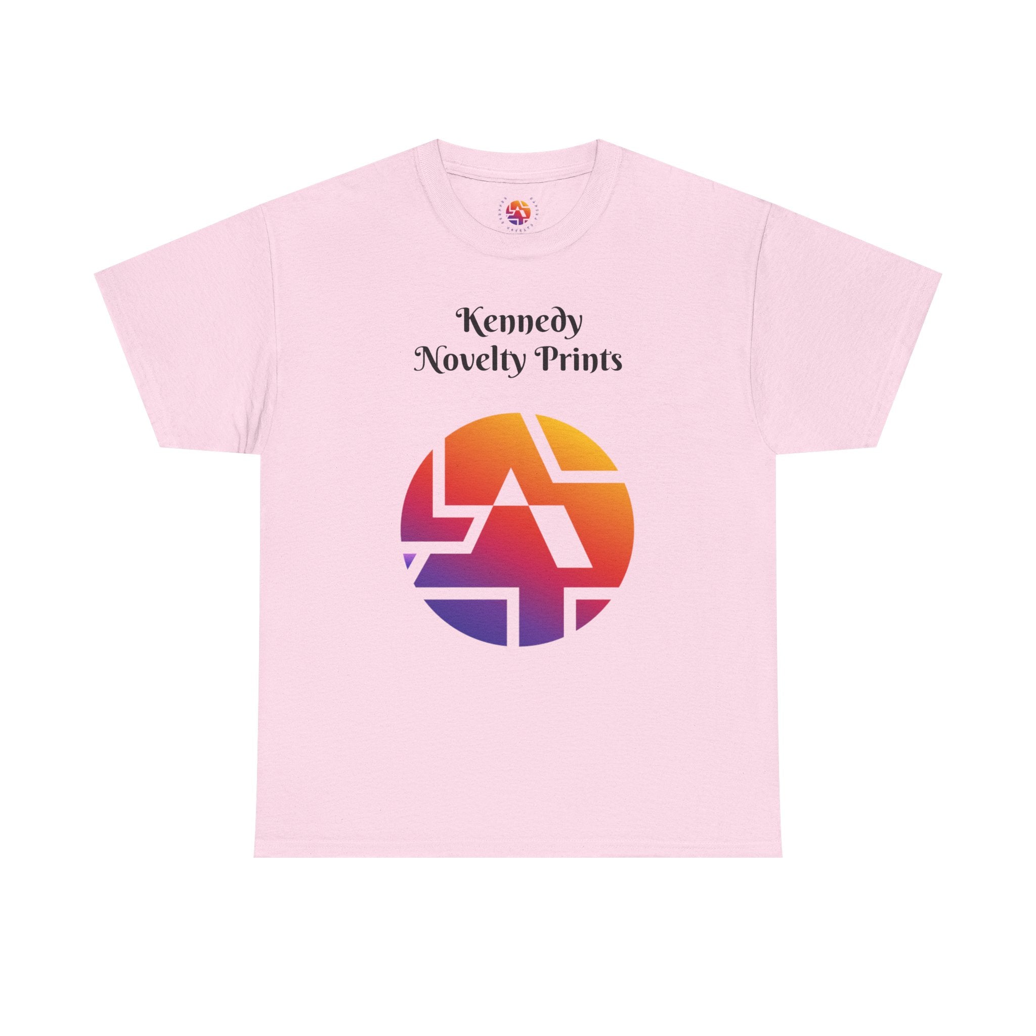 Classic Logo Tee — "Kennedy Novelty Prints" Gradient Emblem T-Shirt- Size SM- 2XL