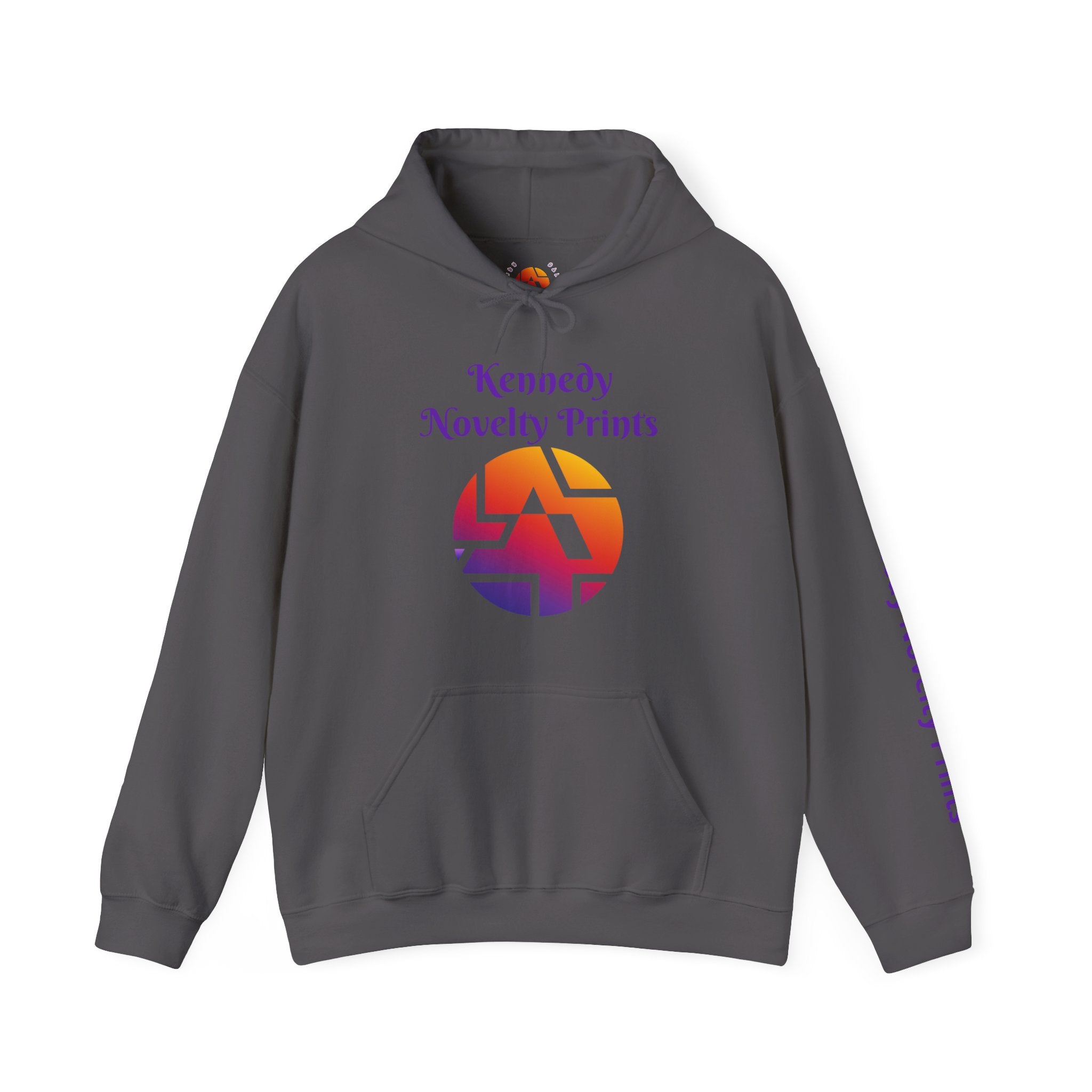 Copy of Kennedy Novelty Prints Logo Hoodie — Gradient Retro Graphic Hooded Sweatshirt- Size 3XL-5XL