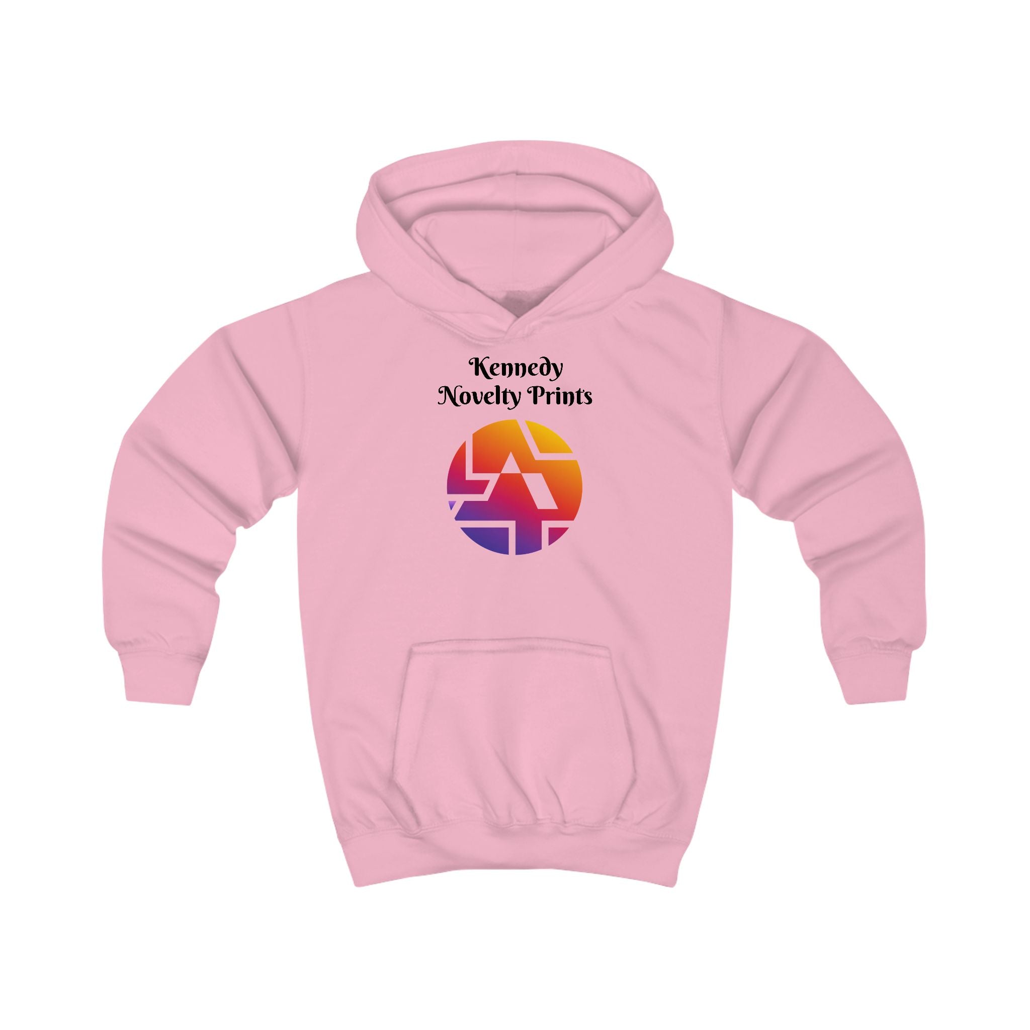 Kids Hoodie — Kennedy Novelty Prints Colorful Retro Logo Pullover