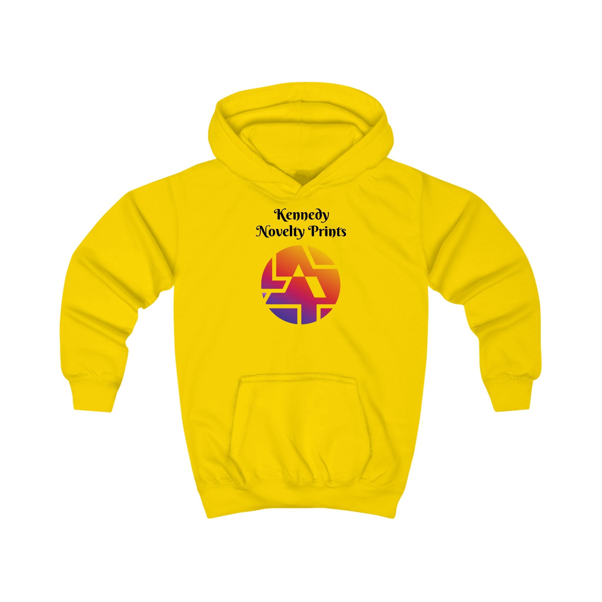 Kids Hoodie — Kennedy Novelty Prints Colorful Retro Logo Pullover