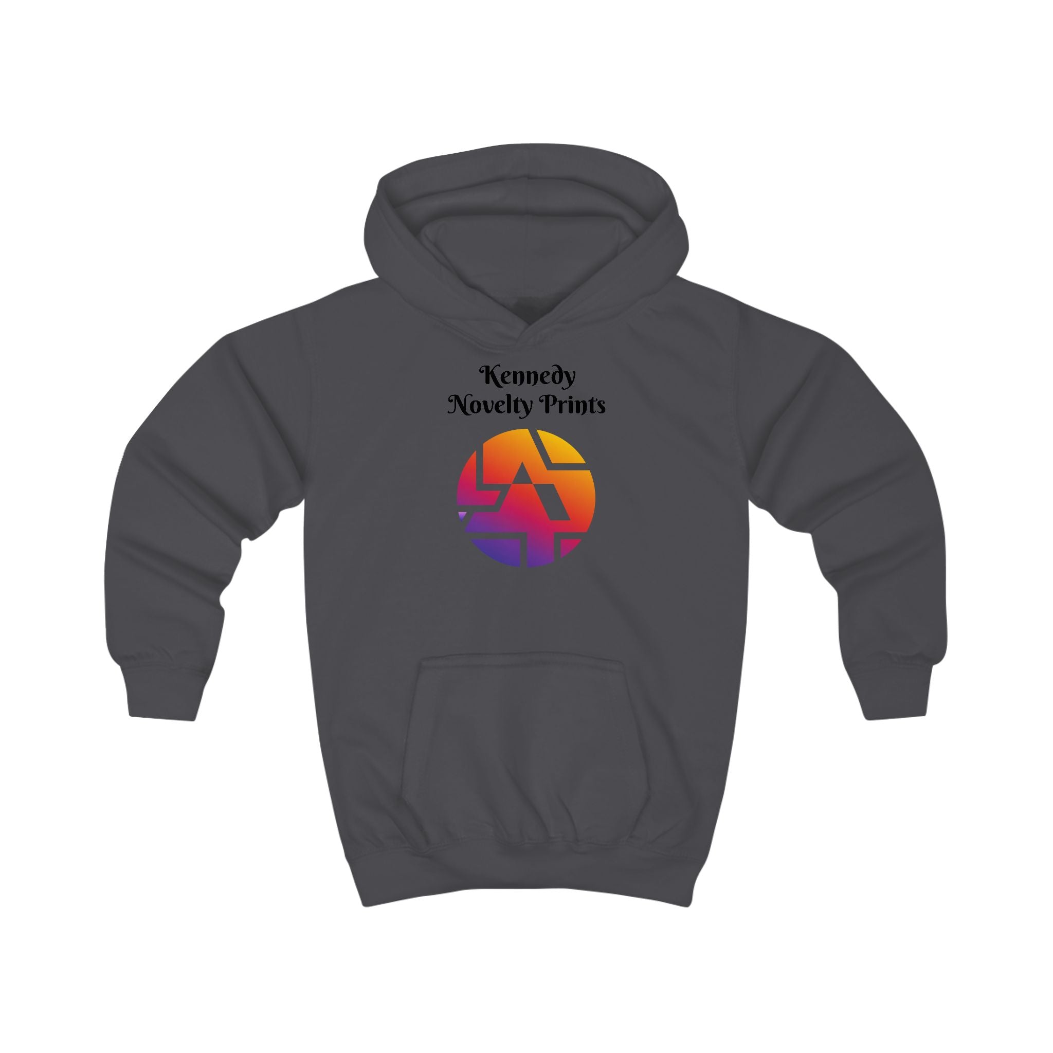 Kids Hoodie — Kennedy Novelty Prints Colorful Retro Logo Pullover