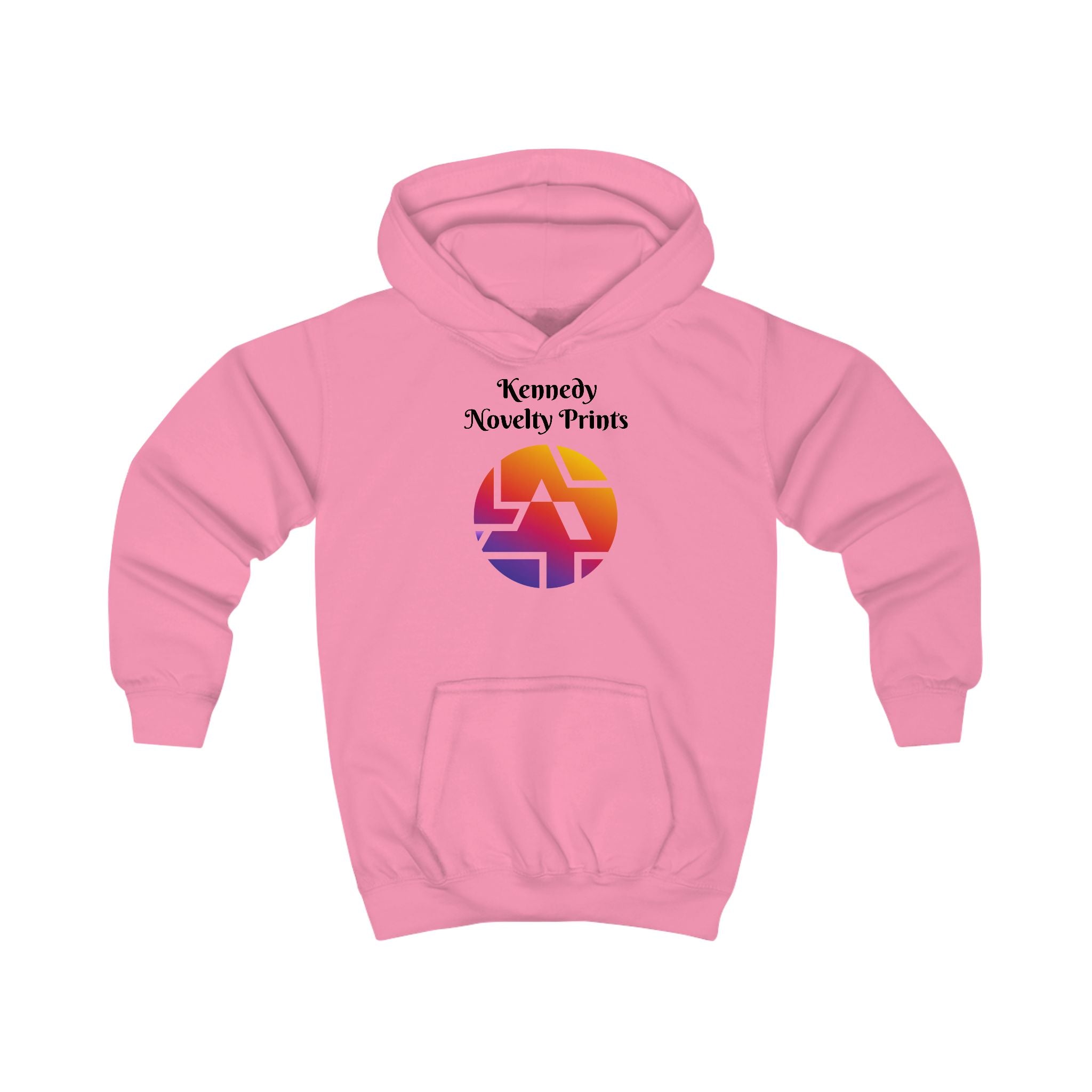 Kids Hoodie — Kennedy Novelty Prints Colorful Retro Logo Pullover