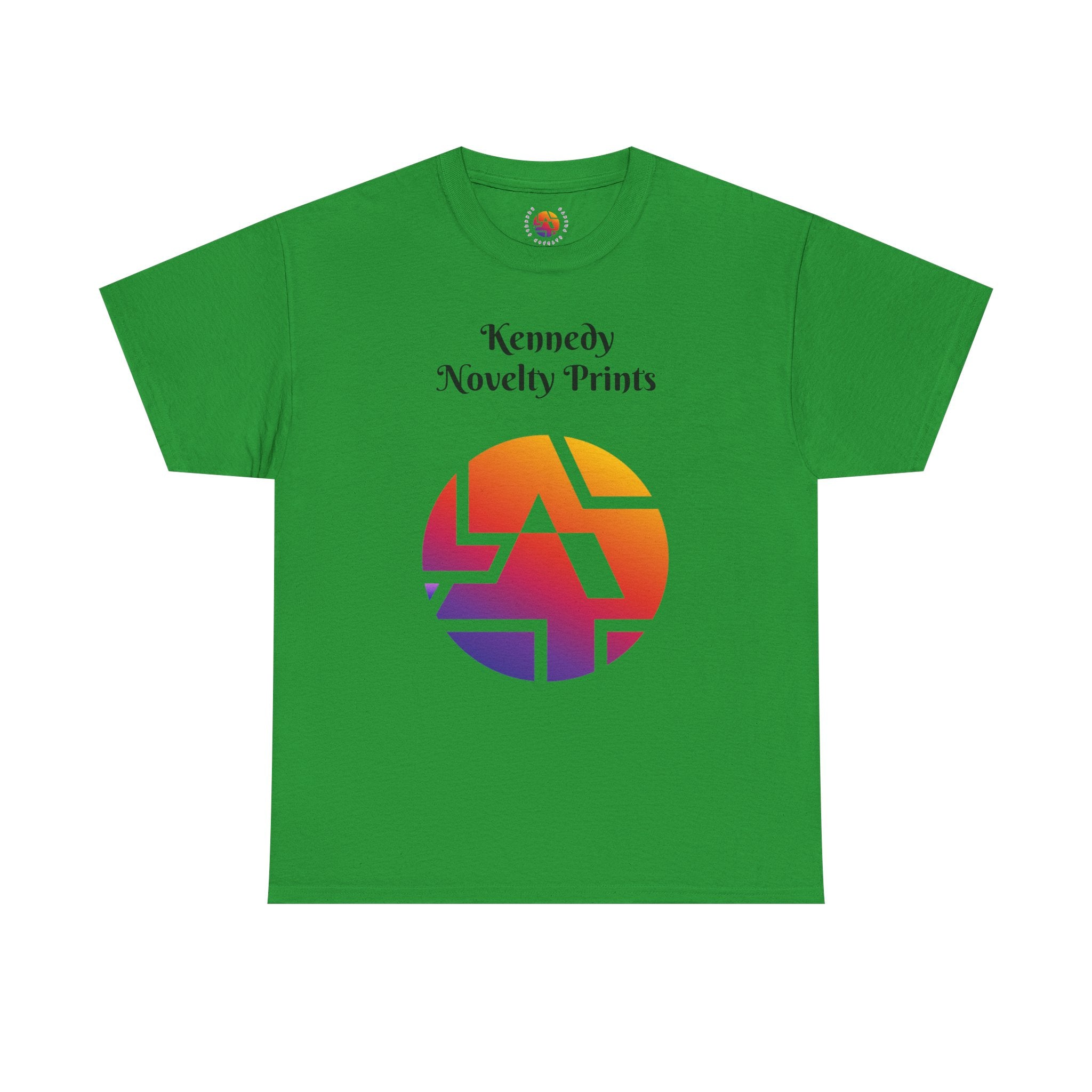 Classic Logo Tee — "Kennedy Novelty Prints" Gradient Emblem T-Shirt- Size SM- 2XL