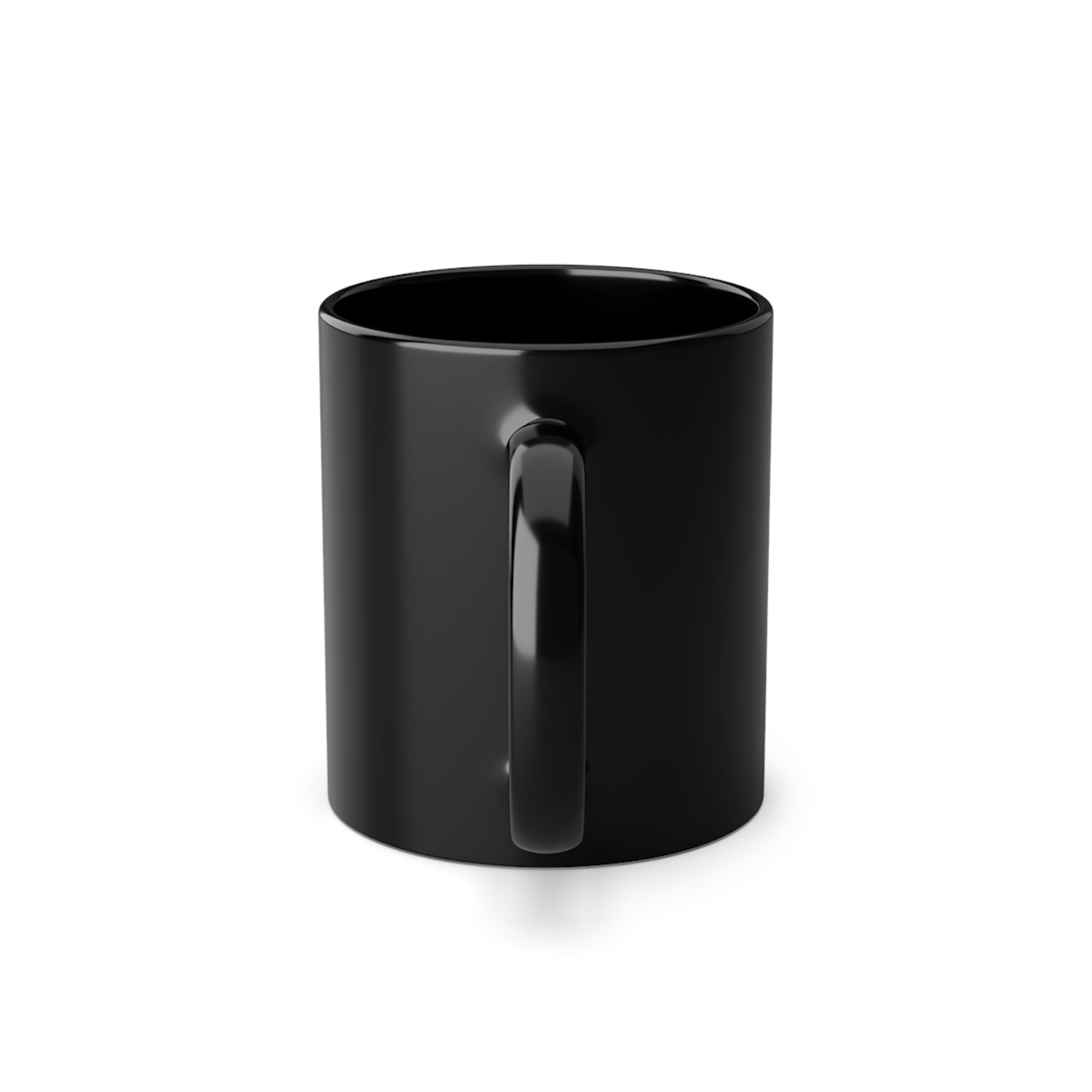 Black 11oz Coffee Mug — Classic Ceramic Cup