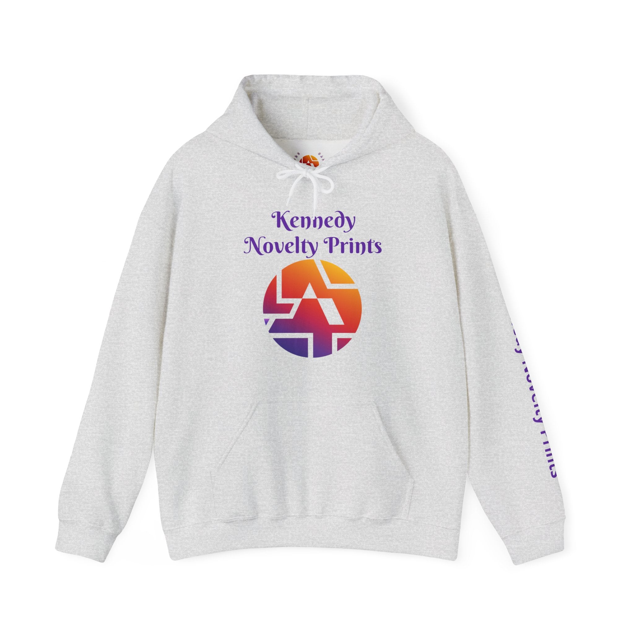 Copy of Kennedy Novelty Prints Logo Hoodie — Gradient Retro Graphic Hooded Sweatshirt- Size 3XL-5XL